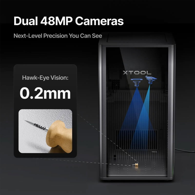 xTool F2 Ultra 60W MOPA & 40W Diode Laser Engraver Bundle with 4-in-1 Rotary - Swing Design