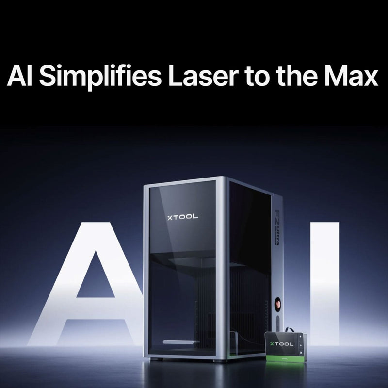 xTool F2 Ultra 60W MOPA & 40W Diode Laser Engraver Bundle with 4-in-1 Rotary - Swing Design
