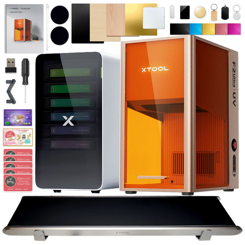 xTool F2 Ultra UV 5W Cold Laser Engraver & Cutter with Conveyor & AP2 Air Filter Laser Engraver xTool