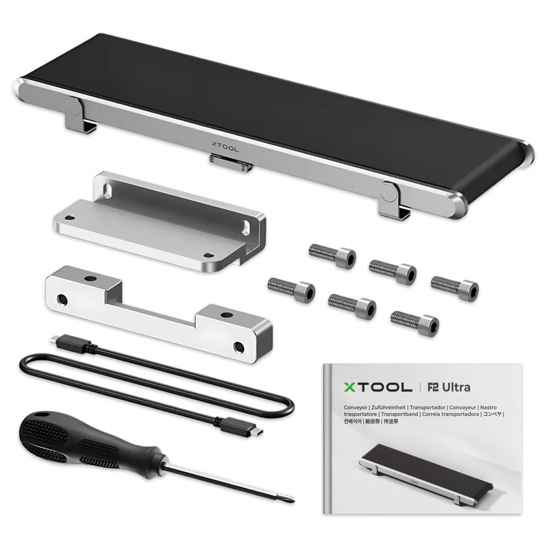 xTool F2 Ultra UV 5W Cold Laser Engraver & Cutter with Conveyor & AP2 Air Filter - Swing Design