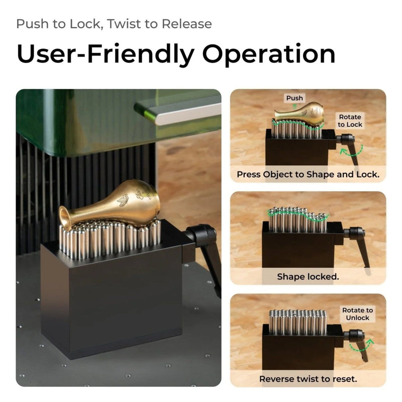 xTool Flexible Fixture for all xTool Machines - Swing Design