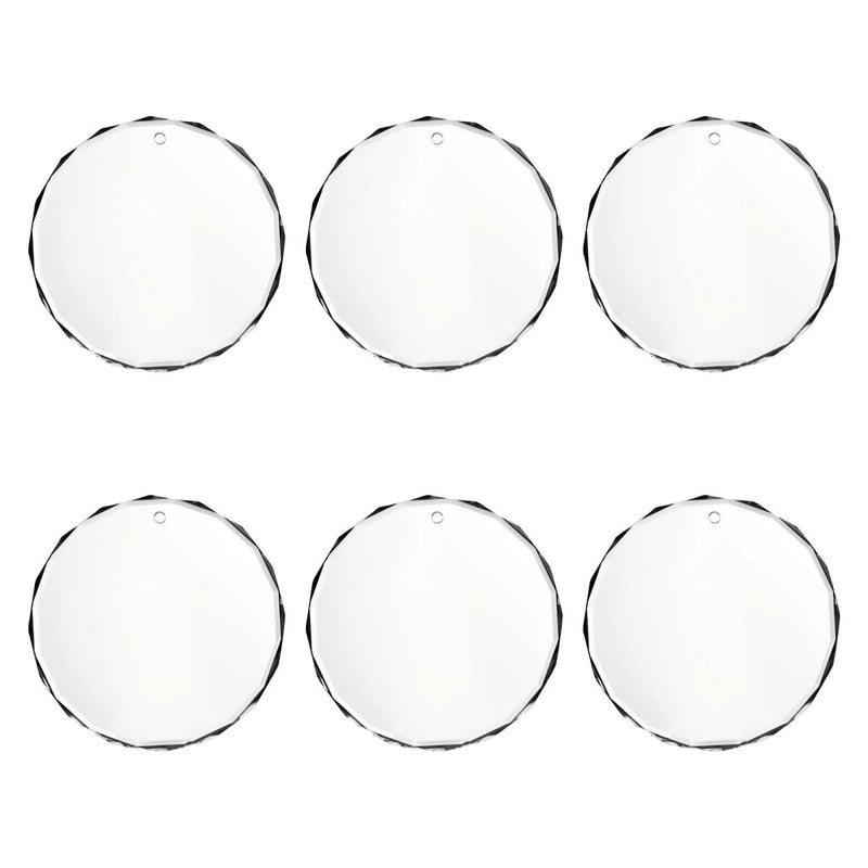xTool K5 Crystal Faceted Round Ornament - 6 Pack - Swing Design1