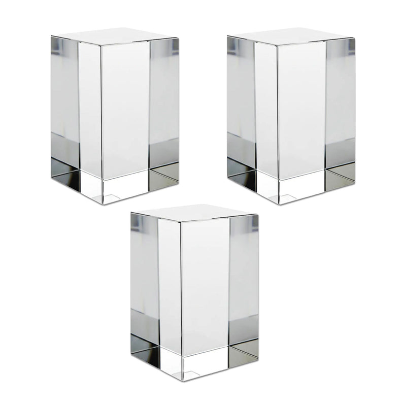 xTool K9 Glass Rectangle Crystal For xTool F2 Ultra UV Laser Engraver - 3 Pack Laser Engraver Accessories xTool
