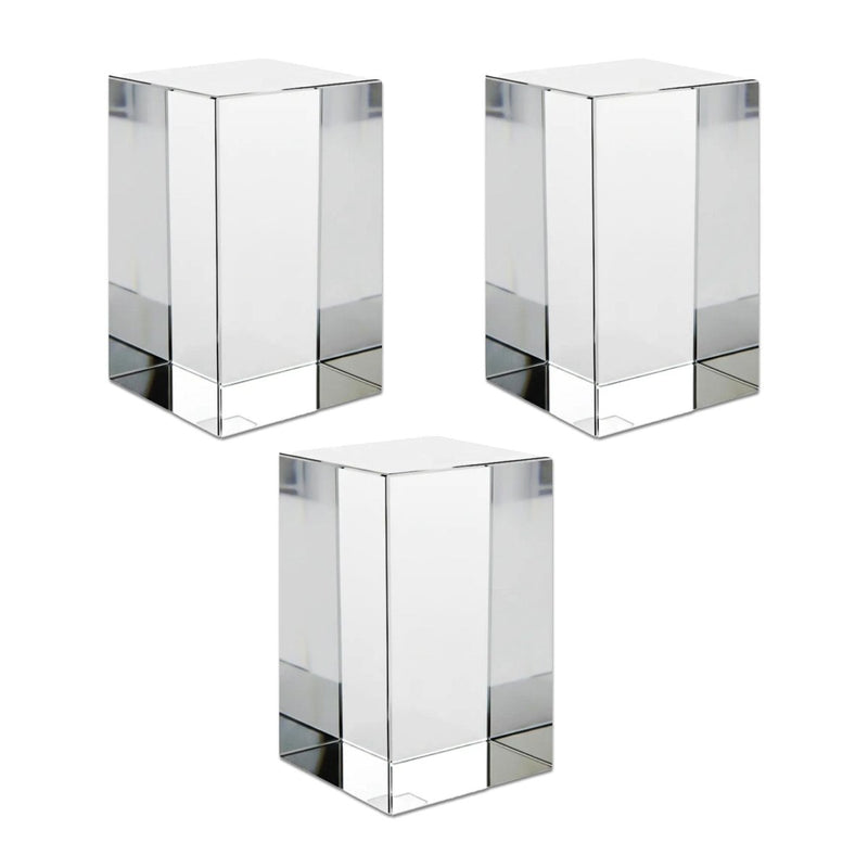 xTool K9 Glass Rectangle Crystal For xTool F2 Ultra UV Laser Engraver - 3 Pack - Swing Design