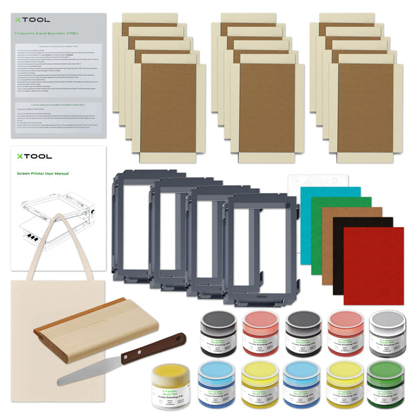 xTool Deluxe Laser Screen Printing Kits Swing Design