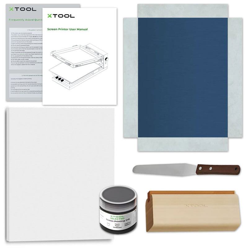 xTool Laser Screen Printing Kit - Single Frame Bundle - Swing Design