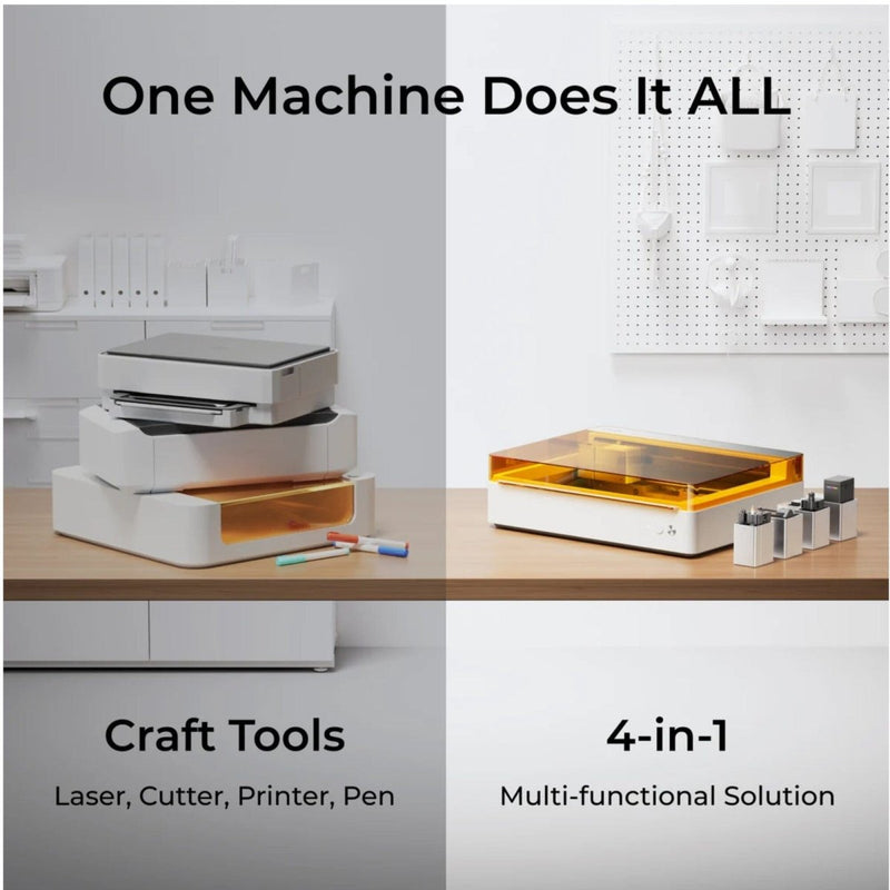 xTool M1 ULTRA 10W 4-in-1 Laser Cutter & Engraver Deluxe Bundle w/ AP2 Filter - Swing Design