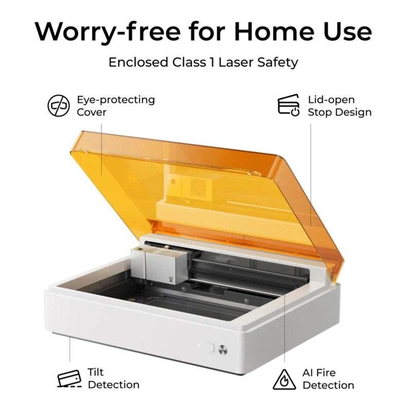 xTool M1 ULTRA 10W 4-in-1 Laser Cutter & Engraver Deluxe Bundle w/ AP2 Filter - Swing Design