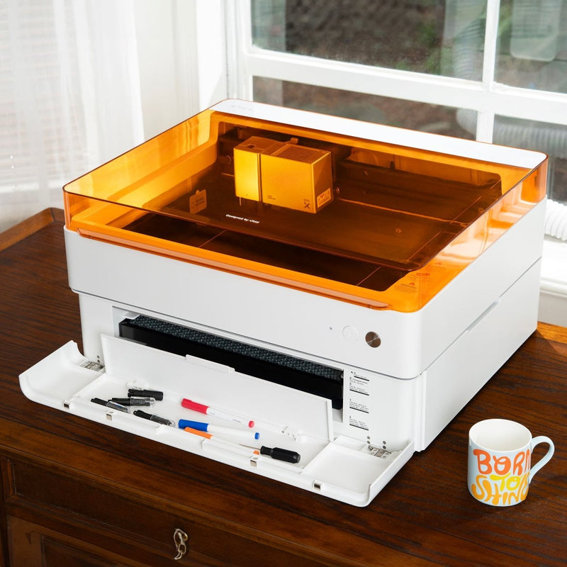 xTool M1 ULTRA 10W 4-in-1 Laser Cutter & Engraver Deluxe Bundle w/ AP2 Filter - Swing Design