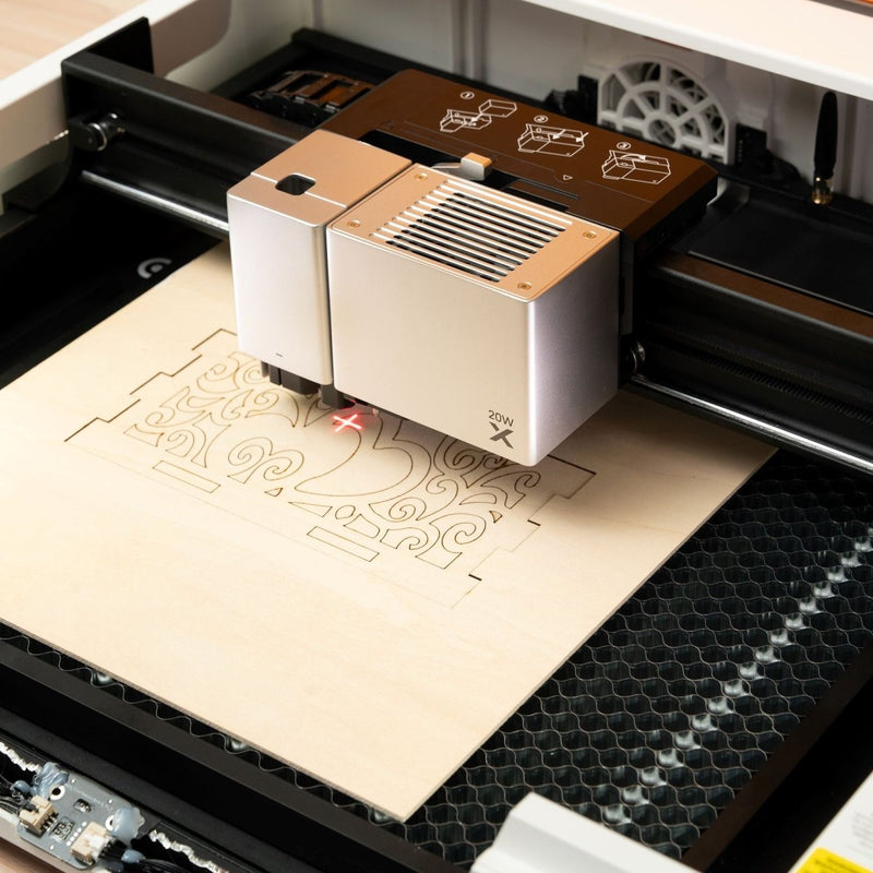 xTool M1 ULTRA 10W 4-in-1 Laser Cutter & Engraver Deluxe Bundle w/ AP2 Filter - Swing Design