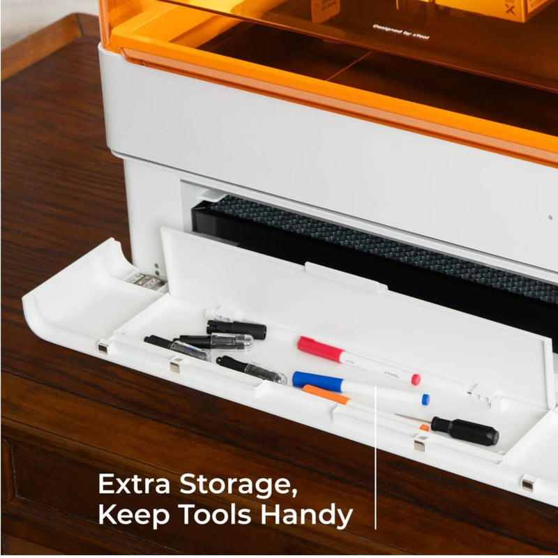 xTool M1 ULTRA Riser Base with Honeycomb - 5" Total Workspace Height - Swing Design