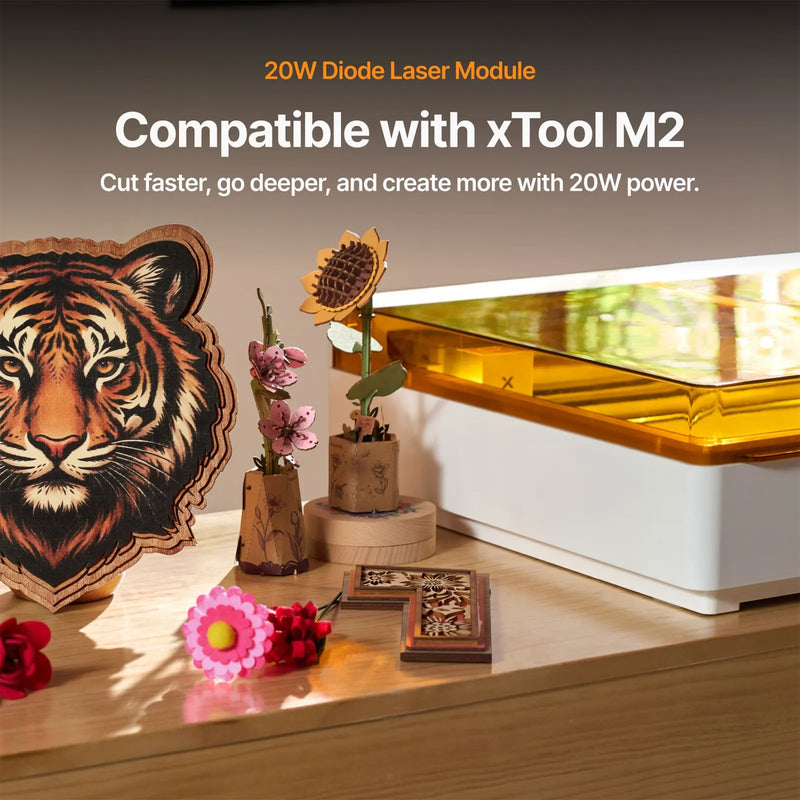 xTool M2 20W 455nm Diode Upgrade Laser Module Laser Engraver Accessories xTool
