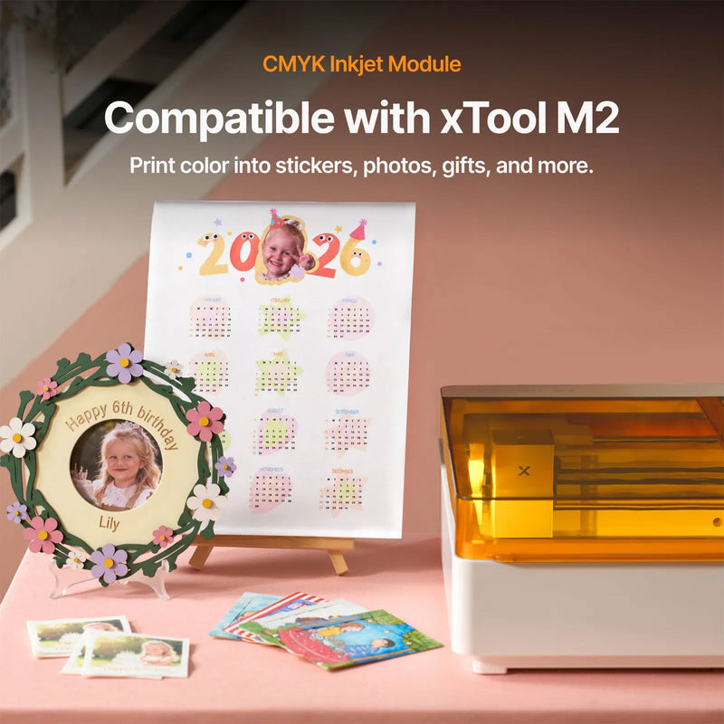 xTool M2 Color Craft CMYK Inkjet Module Kit Laser Engraver Accessories xTool