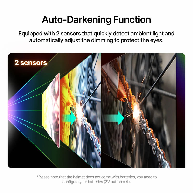 xTool MetalFab 1080nm Auto-Darkening Laser Welding Helmet Laser Engraver xTool
