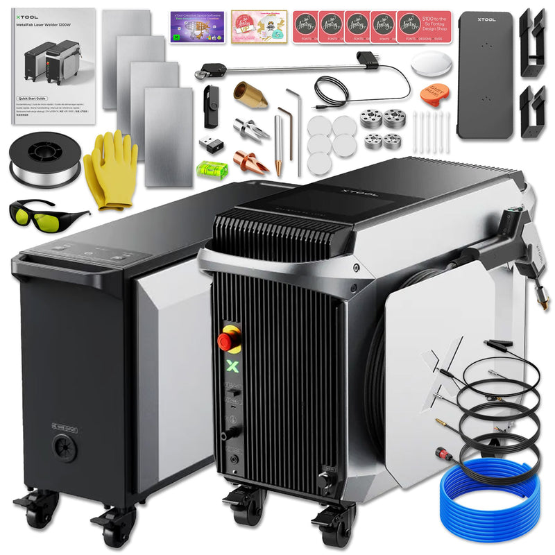 xTool MetalFab 1200w Laser Welder & CNC Cutting Machine Bundle Laser Engraver xTool