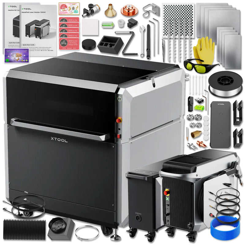 xTool MetalFab 1200w Laser Welder & CNC Cutting Machine Bundle Laser Engraver xTool