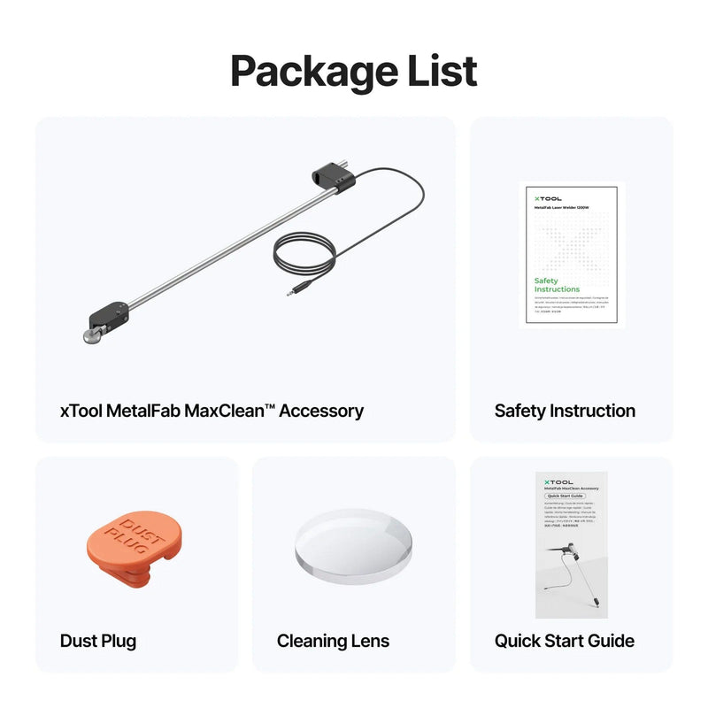 xTool MetalFab MaxClean 45mm Laser Cleaning Attachment Laser Engraver xTool