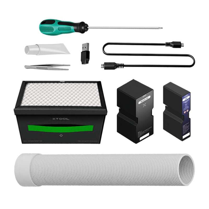 xTool O1 Omni Single Head UV Printer Bundle with Rotary Attachment Swing Design 8