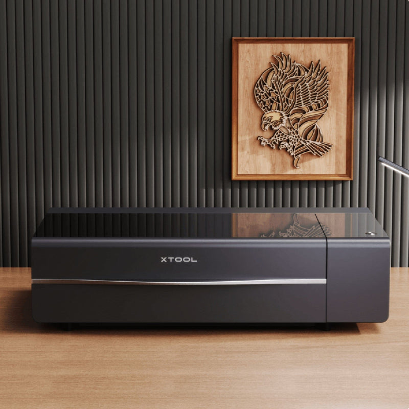 xTool P2 55W CO2 Laser Cutter & Engraver Machine Bundle - White Laser Engraver xTool