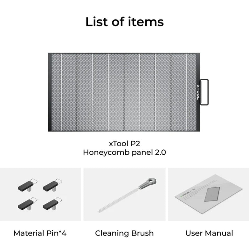 xTool P2 Honeycomb Panel 2.0 - Swing Design
