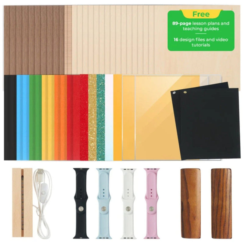 xTool P2/P2S/P3 Laser Material Education Package - Swing Design