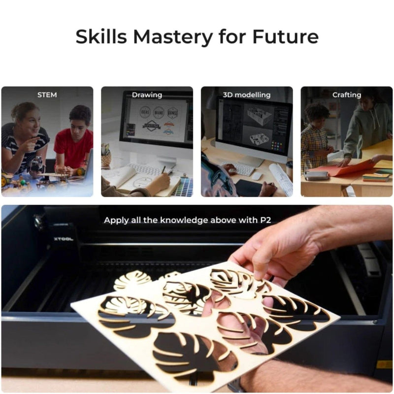 xTool P2/P2S/P3 Laser Material Education Package - Swing Design