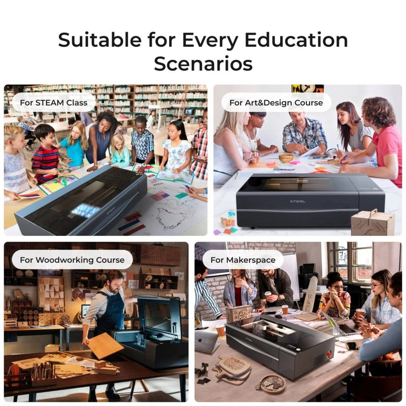 xTool P2/P2S/P3 Laser Material Education Package - Swing Design