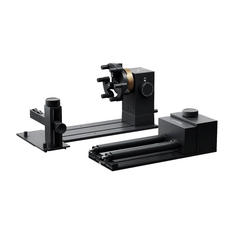 xTool P3 80W CO2 Laser Cutter & Engraving Machine, AP2 Max, Rotary, Rail System - Swing Design
