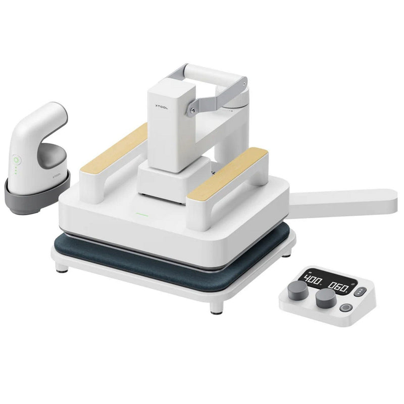 xTool Portable Heat Press with Swing Away Stand Attachment & Mini Press Heat Press xTool