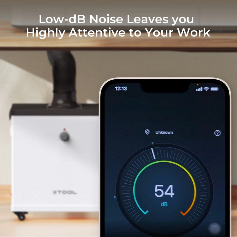 xTool S1 Laser Cutter & Engraver Machine Base Bundle with Filter - White Laser Engraver xTool