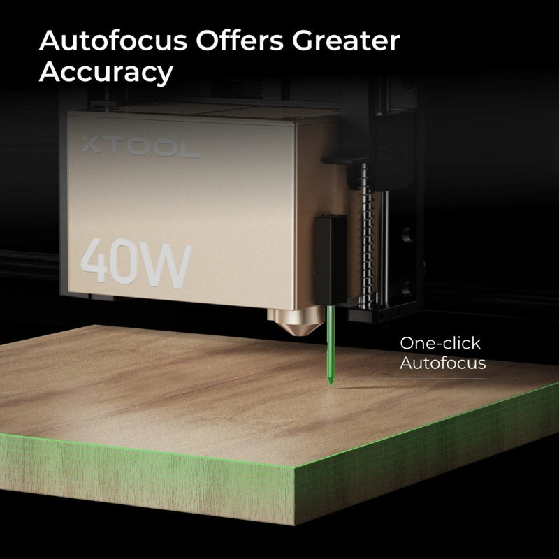 xTool S1 Laser Cutter & Engraver Machine Bundle w/ Air Assist, Honeycomb, Filter20W Diode Laser - Swing Design22