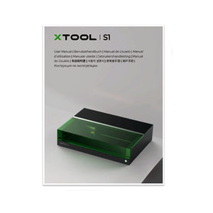 xTool S1 Laser Cutter & Engraver Machine Bundle w/ Rotary, Rail & Riser Laser Engraver xTool 