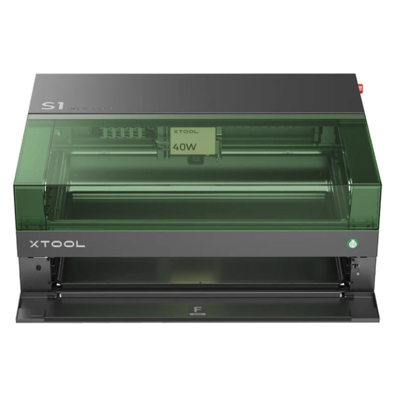 xTool S1 Laser Cutter & Engraver Machine Bundle w/ Rotary, Riser, Filter20W Diode Laser - Swing Design