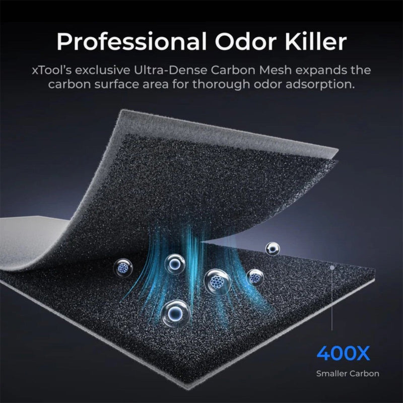 xTool SafetyPro AP2 Air Purifier with SuperCyclone System - Swing Design