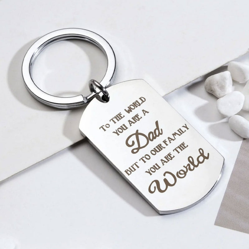 xTool Stainless Steel Keychain - 10 Pieces - Swing Design