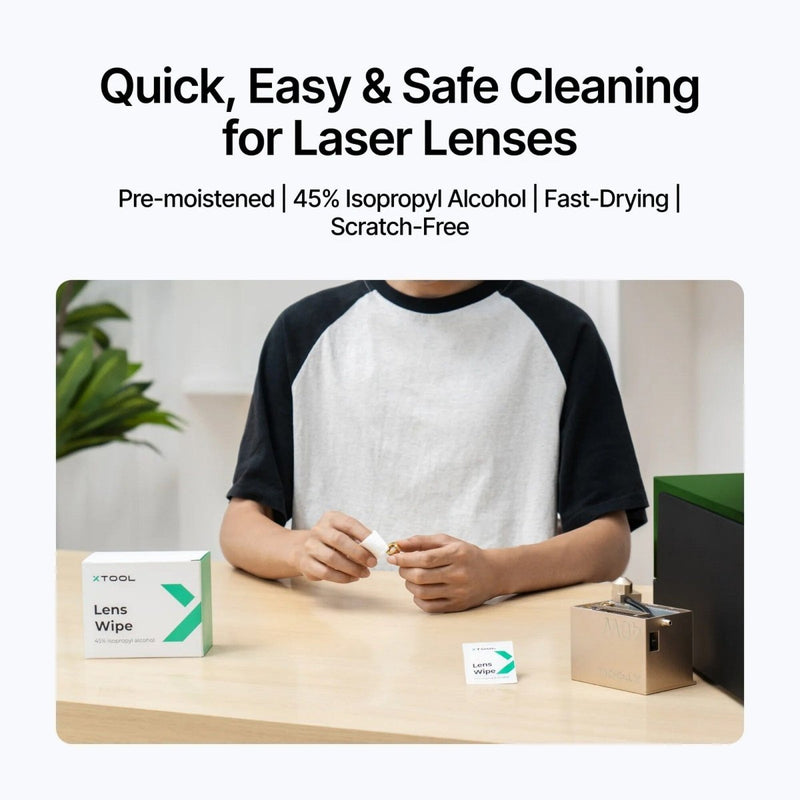 xTool Universal Laser Lens Cleaning Kit - Swing Design
