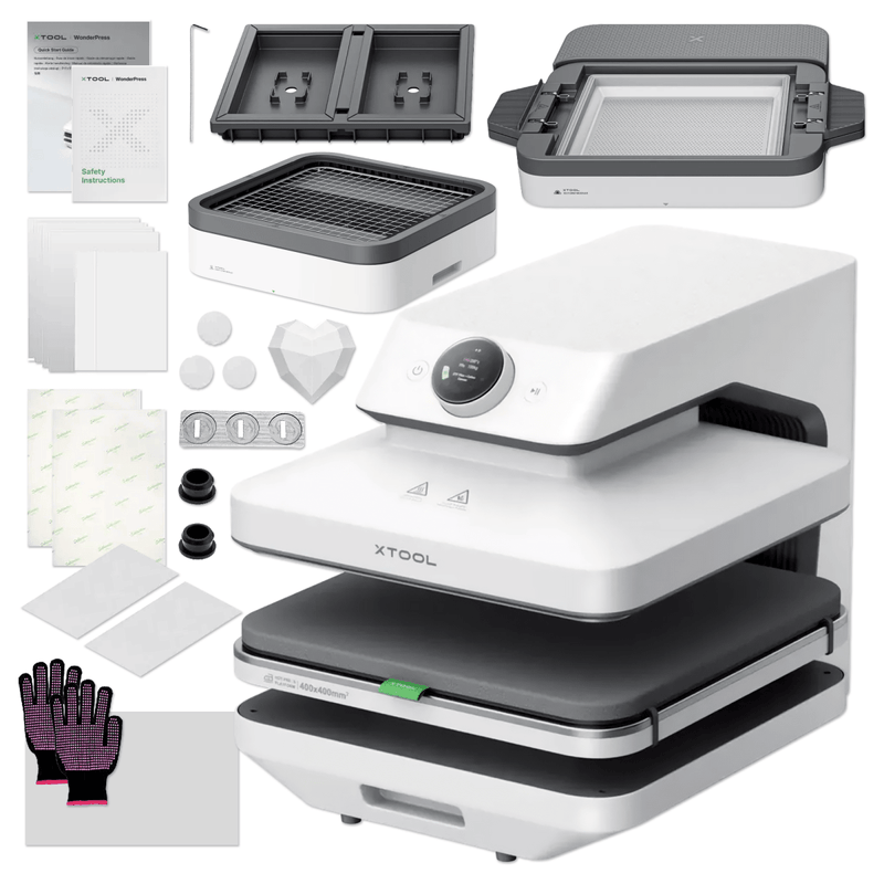 xTool WonderPress All-in-One 3D Heat Press with 3 Modules Swing Design 1