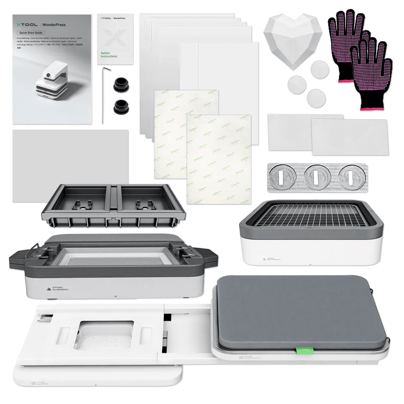 xTool WonderPress All-in-One 3D Heat Press with Dual Station Swing Design 5