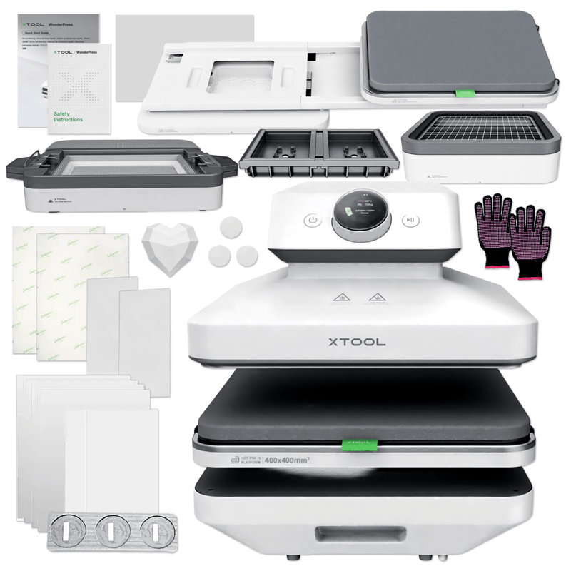 xTool WonderPress All-in-One 3D Heat Press with Dual Station Swing Design 1