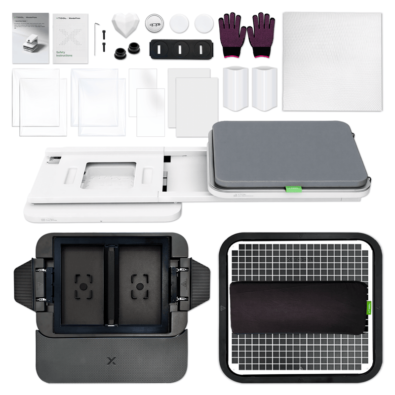 xTool WonderPress All-in-One 3D Heat Press with Dual Station Swing Design 6