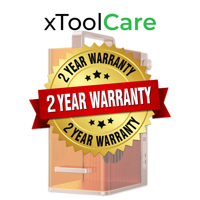 xToolCare for xTool F2 - 1 & 2 Year Extended Warranty Don't Advertise xTool 2 Year Extended Warranty