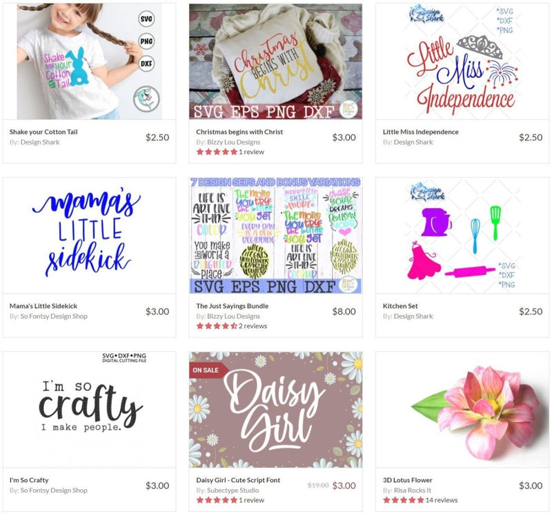 $100 Design Rewards eCard to So Fontsy Digital Design ShopeCard - Swing Design10