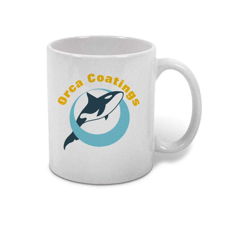 11oz ORCA AAA Ceramic White Sublimation Mug Blank - Swing Design