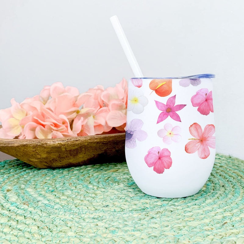 ProSub 12oz Wine Tumbler Stemless Sublimation Blanks White - 50 Pack - Swing Design8
