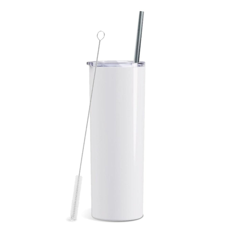 ProSub 20oz Straight Skinny Tumbler Sublimation Blanks - Gloss White - Swing Design