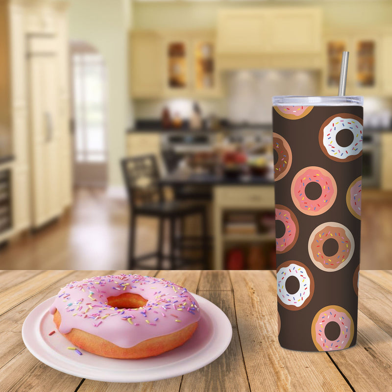 20oz Straight Skinny Tumbler Sublimation Mug Blanks White - 12 Pack Sublimation Swing Design