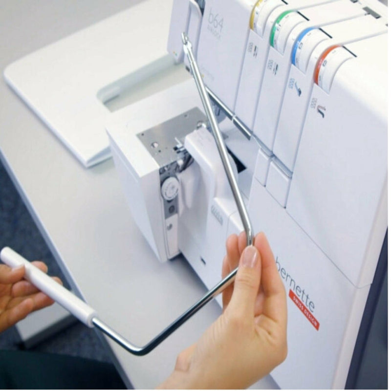 Bernette B64 Airlock Serger with Easy Air Threading Bundle - Swing Design