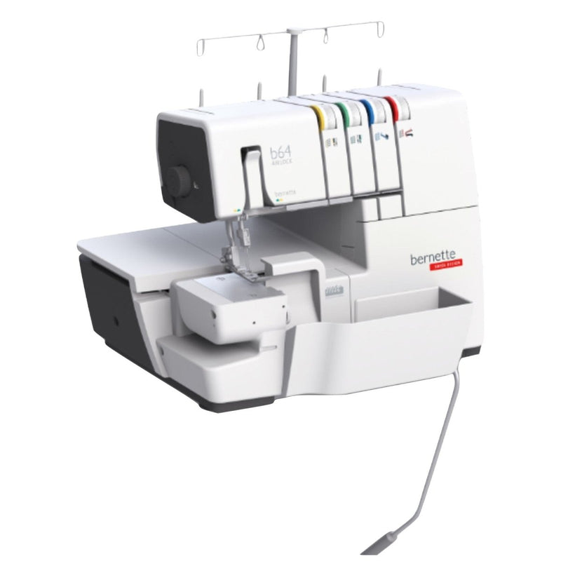 Bernette B64 Airlock Serger with Easy Air Threading Bundle - Swing Design