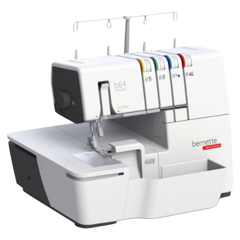 Bernette B64 Airlock Serger with Easy Air Threading Bundle - Swing Design