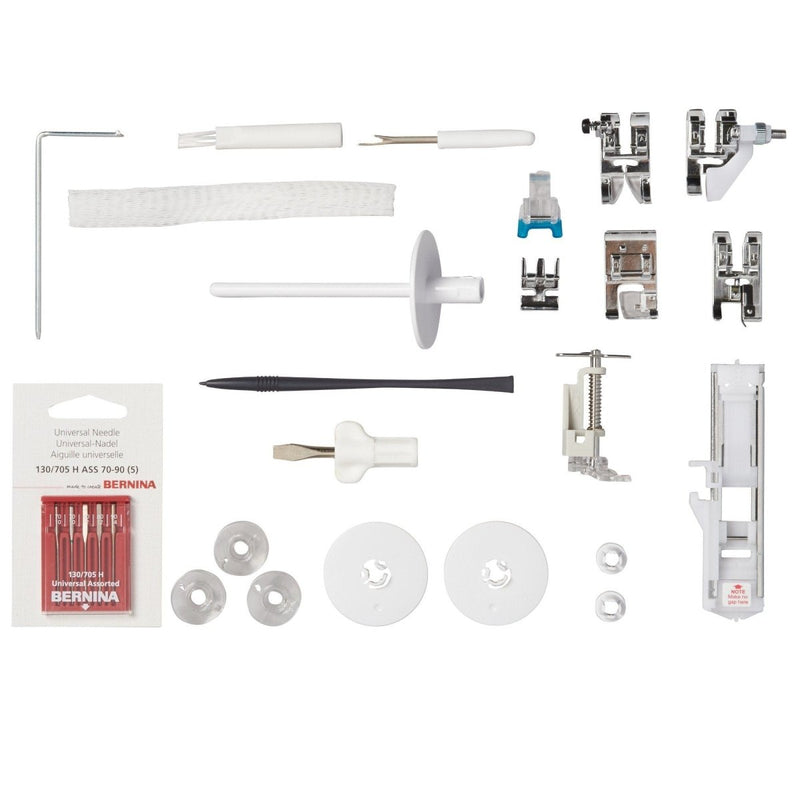 Bernette B77 Deco Sewing & Quilting Machine with 93 Spools & 200+ Accessories - Swing Design